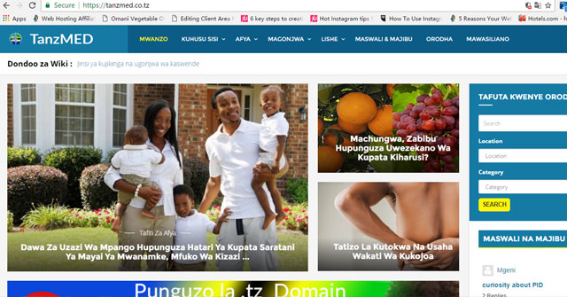 Dudumizi inakuwezesha kuwa na Afya bora kwa ushirikiano na tanzmed.co.tz